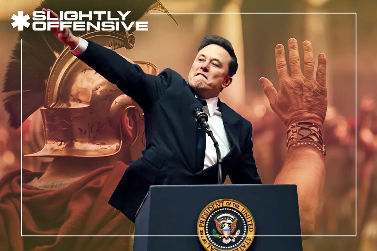 elon musk roman salute nazi salute